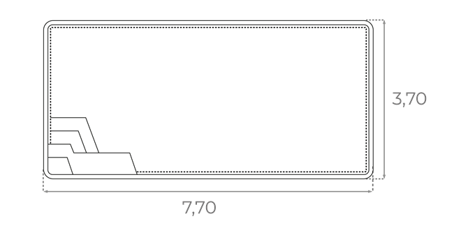 rysunek techniczny basen belize europool